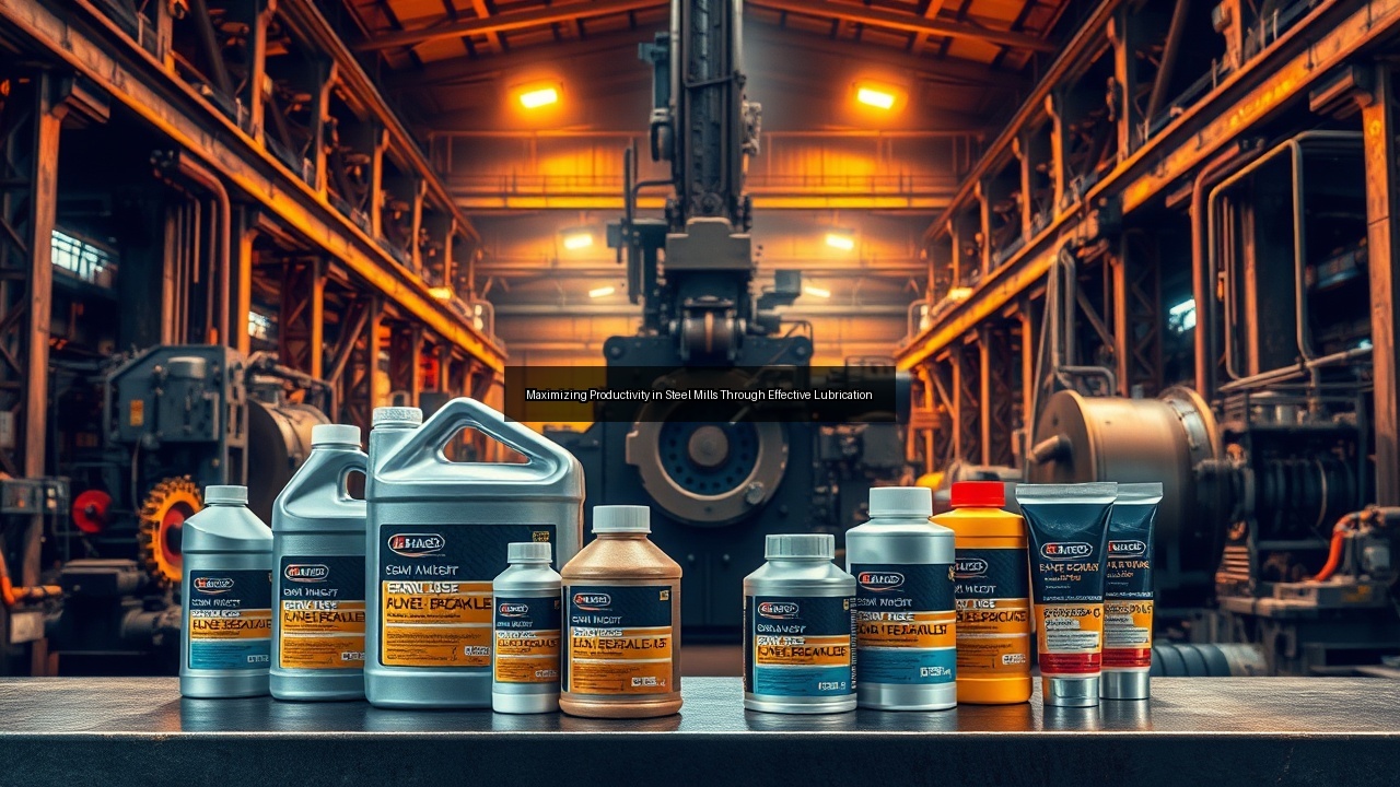 lube bearing lubrication steel gear lubricants steel industry